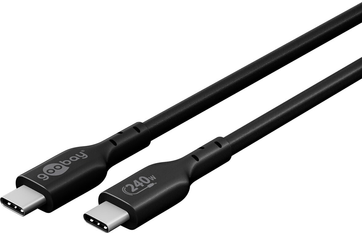 Goobay 61717 - Sync- & Ladekabel USB-C> C 1.0 m 240 W