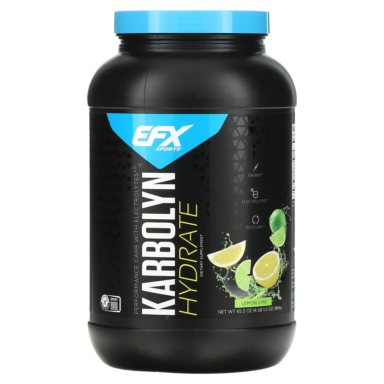 EFX Sports, Karbolyn Hydrate, White Cherry Frost, 4 фунта 1,5 унции