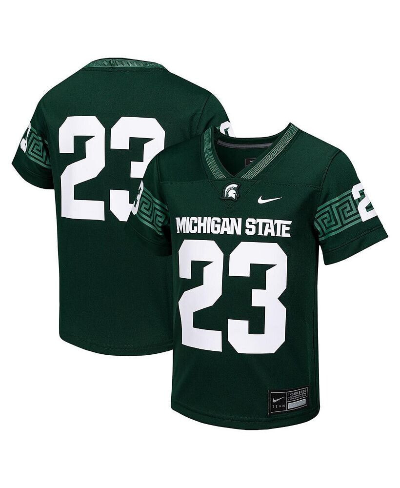 Nike big Boys #23 Green Michigan State Spartans Untouchable Replica Game Jersey