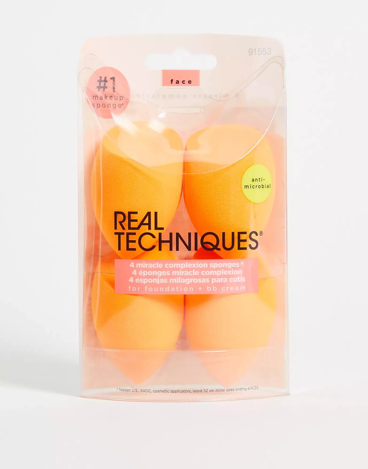 Real Techniques – Miracle – Packung Schwämmchen für den Teint x 4