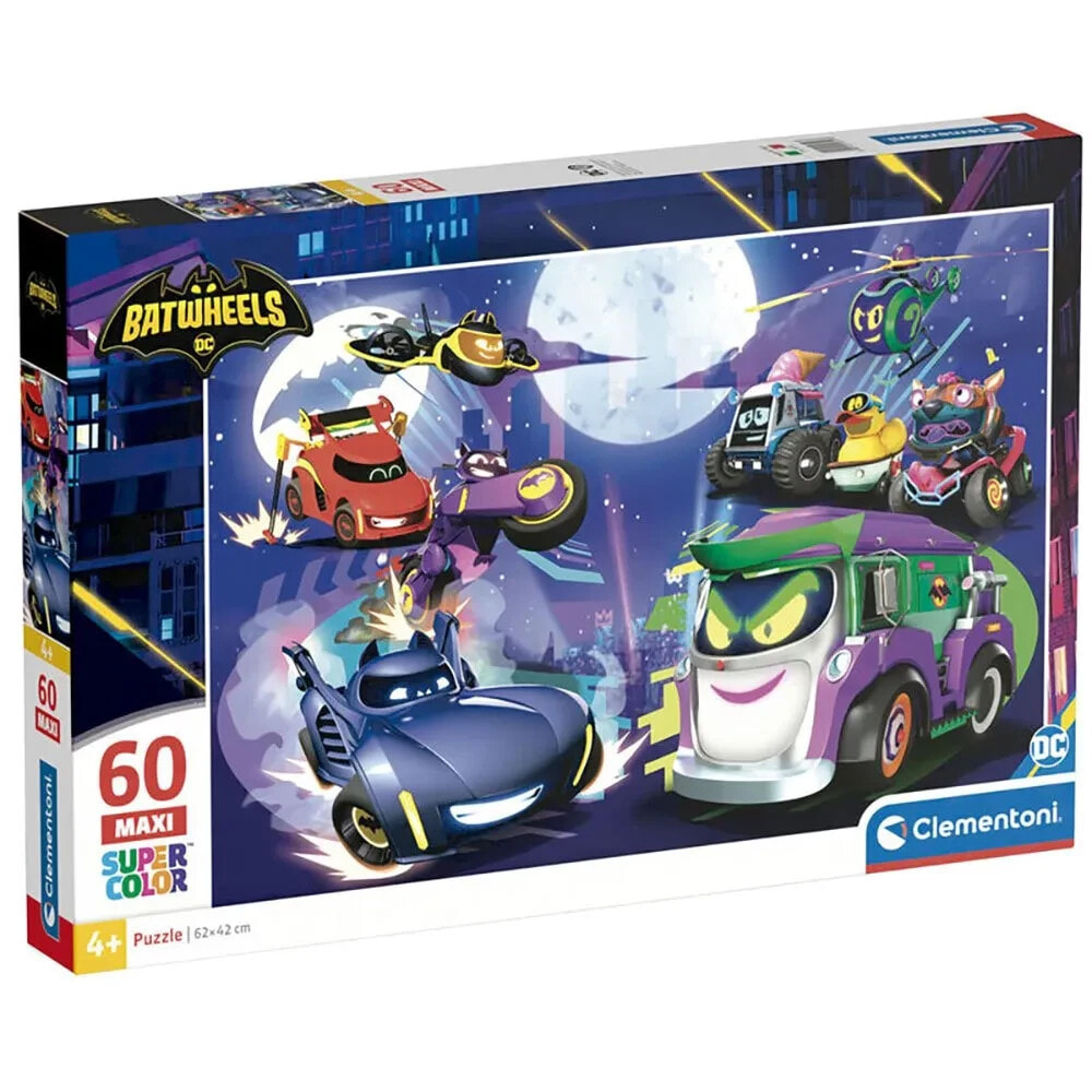 CLEMENTONI Maxi Batwheels puzzle 60 pieces