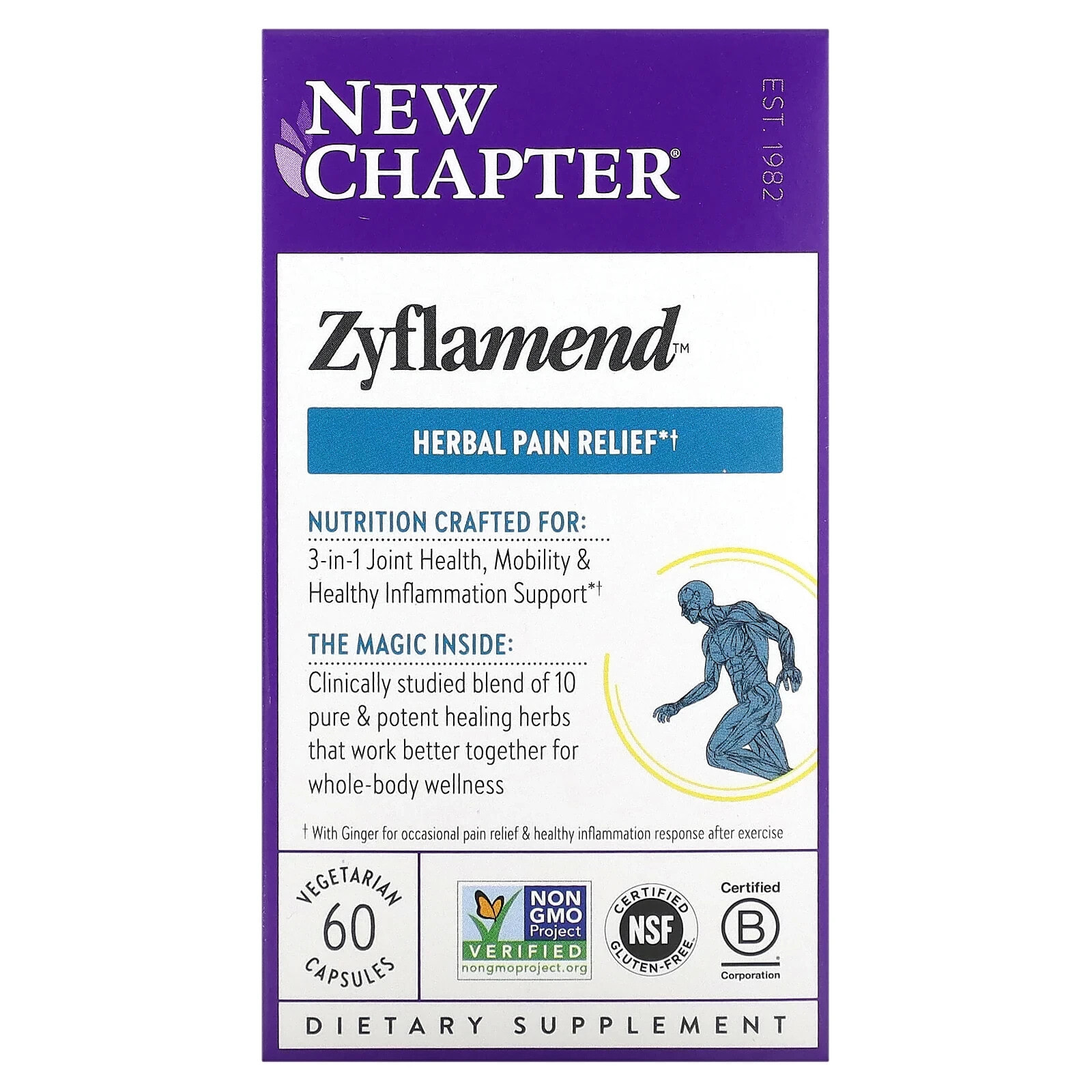 New Chapter, Zyflamend, 180 Vegetarian Capsules