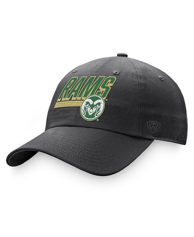 Top of the World men's Charcoal Colorado State Rams Slice Adjustable Hat