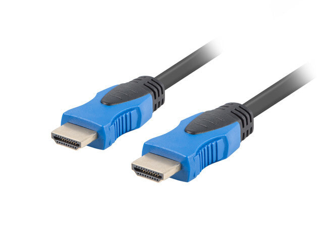 Lanberg CA-HDMI-20CU-0005-BK - 0.5 m - HDMI Type A (Standard) - HDMI Type A (Standard) - 3D - 18 Gbit/s - Black