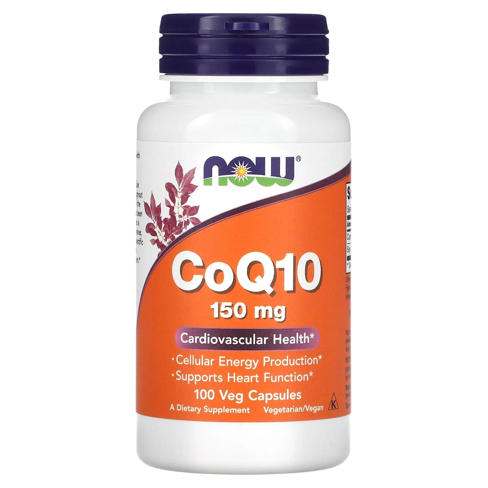 NOW Foods, CoQ10, 200 mg, 60 Veg Capsules
