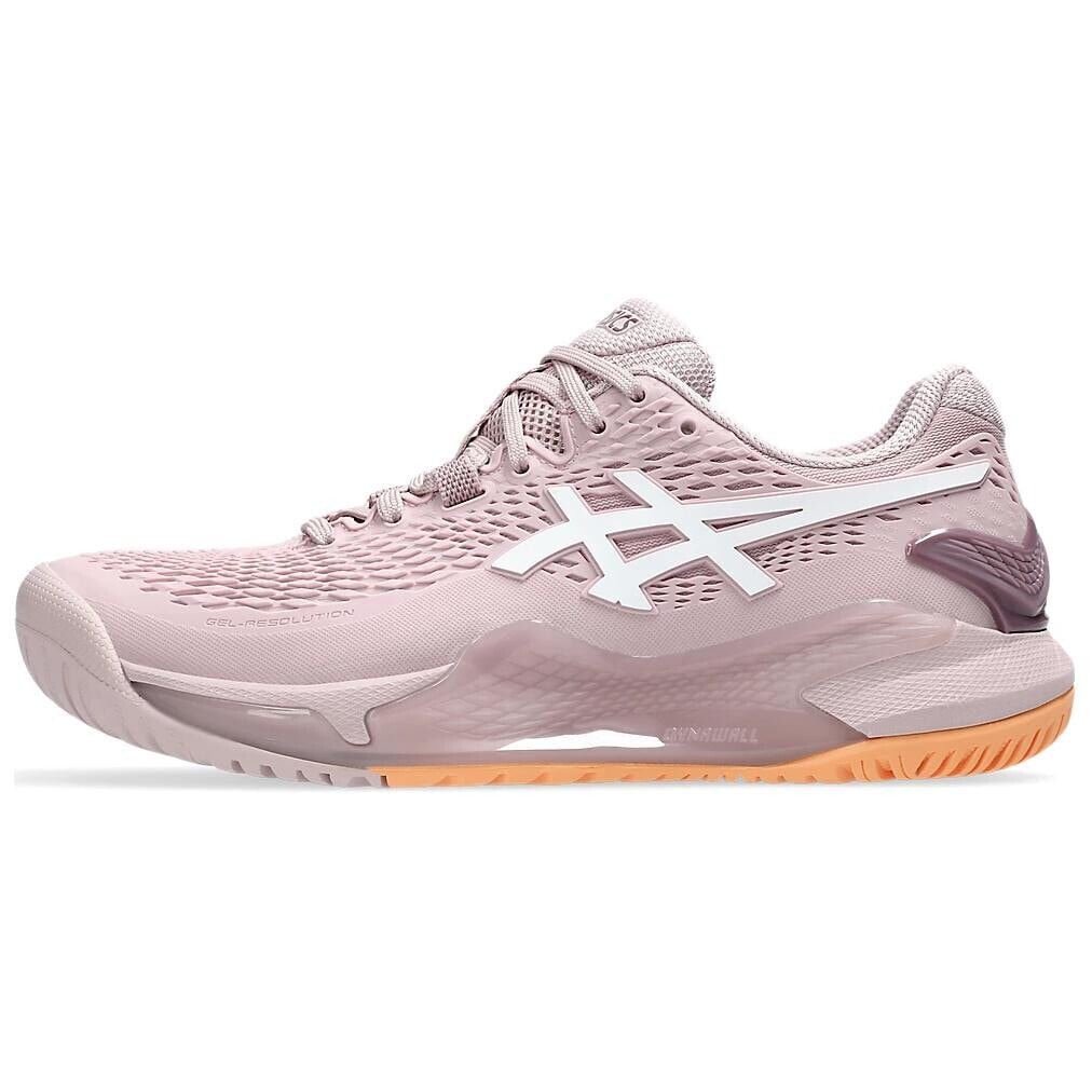 Asics Gel-Resolution 9 Tennis Shoes Unisex Low-Top Divide River Rose/White