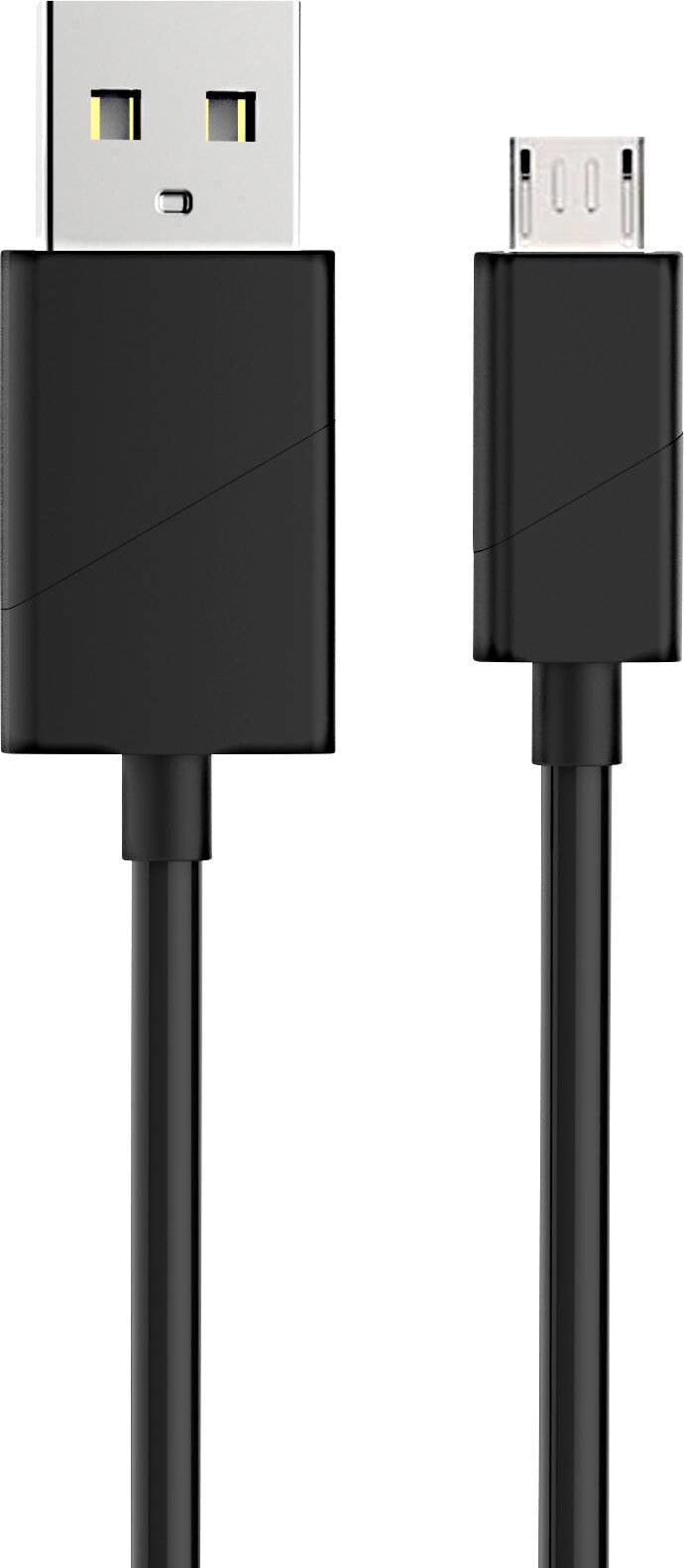 RF-3376020 - 1 m - USB A - Micro-USB B - USB 2.0 - 480 Mbit/s - Black