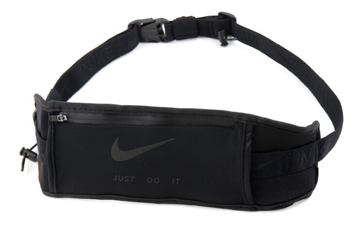 Nike 黑色logo 腰包 男女同款情侣款 黑色 / Сумка Nike Waist Bag CV1114-013