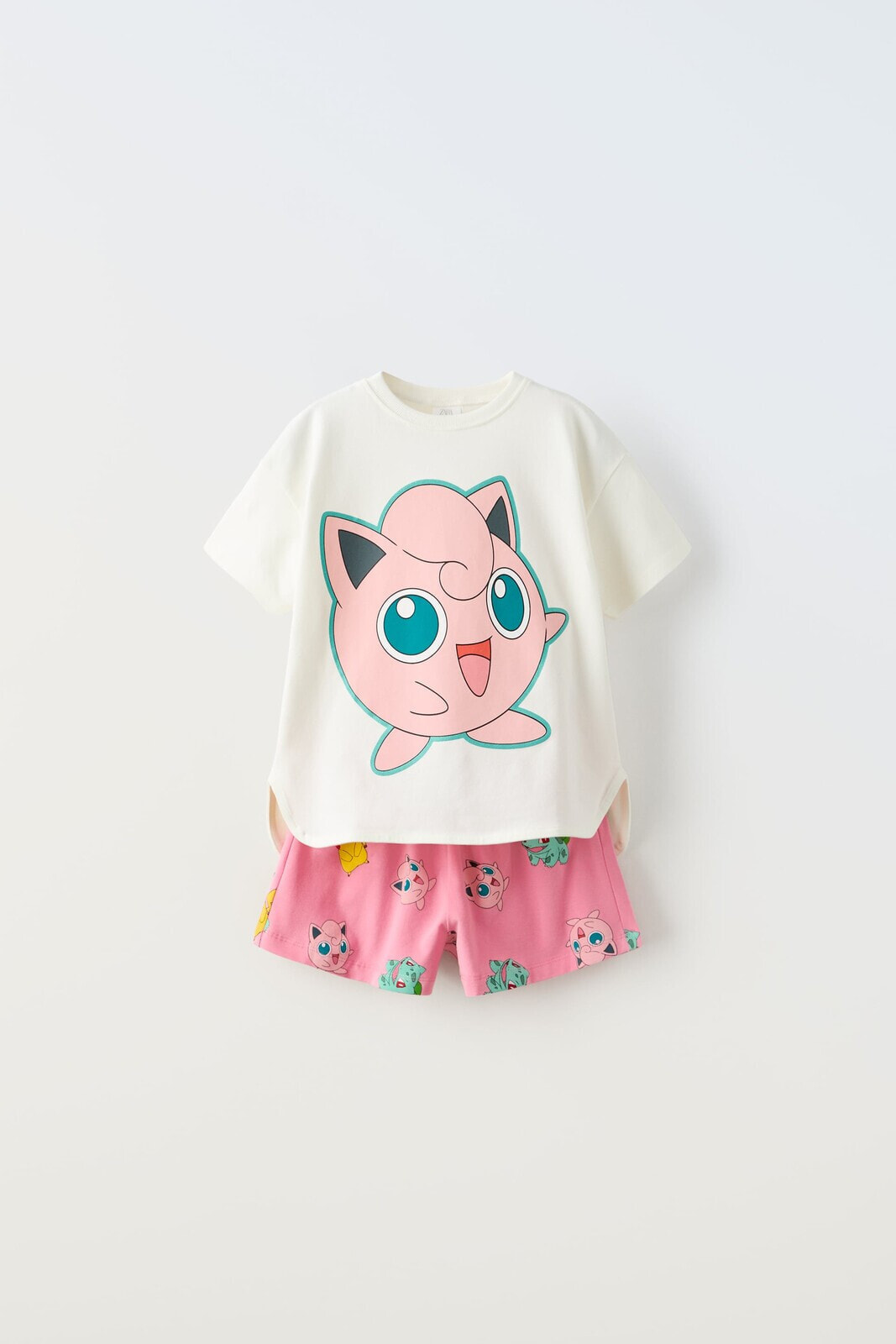 Jigglypuff pokémon ™ t-shirt and bermuda shorts co-ord