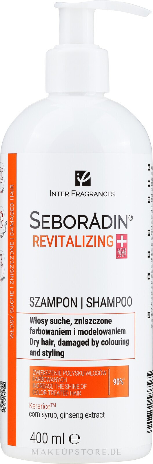 Regenerierendes Haarshampoo mit Ginseng - Seboradin Revitalizing Hair Shampoo