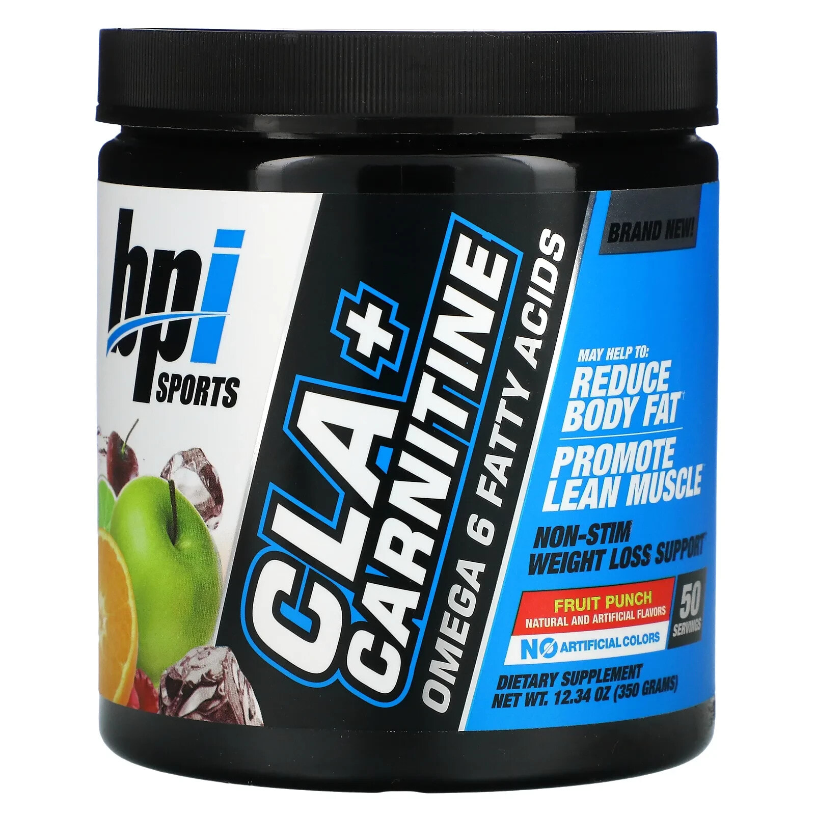 BPI Sports, CLA + Carnitine, Snow Cone, 12.34 oz (350 g)