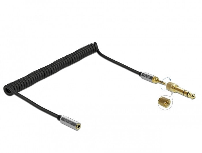 DeLOCK 85832 аудио кабель 2 m 3,5 мм Черный