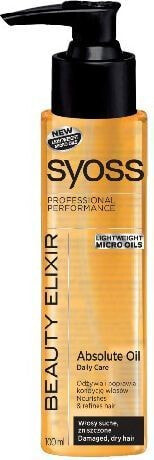 Syoss Beauty Elixir Oil Масляной эликсир для сухих, поврежденных и окрашенных волос 100 мл