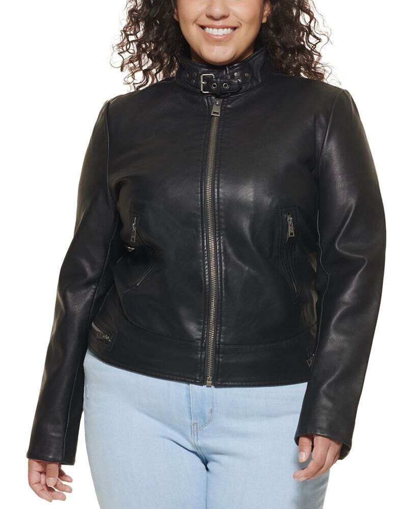 Trendy Plus Size Updated Racer Jacket