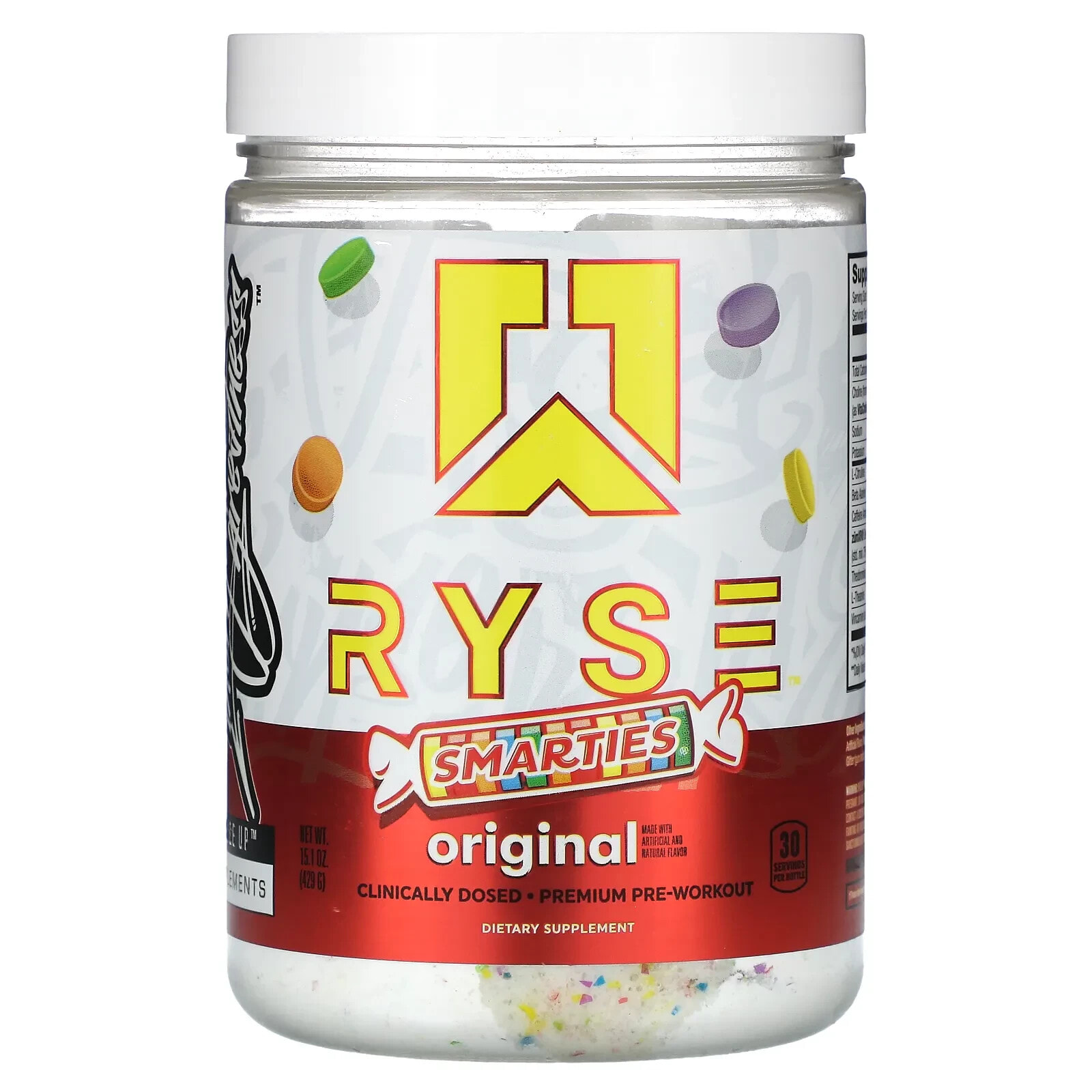 Ryse Supps, Premium Pre-Workout, Smarties, Original, 15.1 oz (429 g)