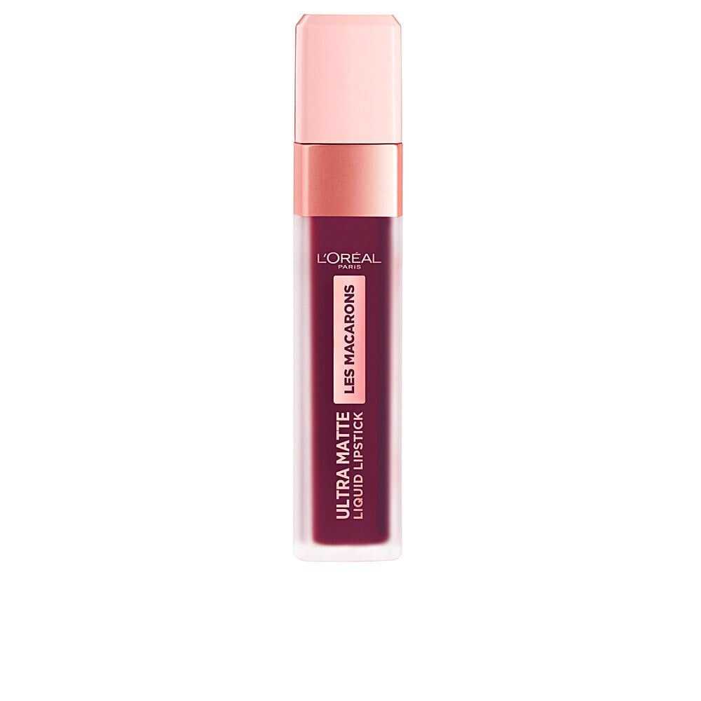 Loreal Paris Les Macarons Ultra Matte Liquid Lipstick 830 Blackcurrant  Жидкая матовая губная помада