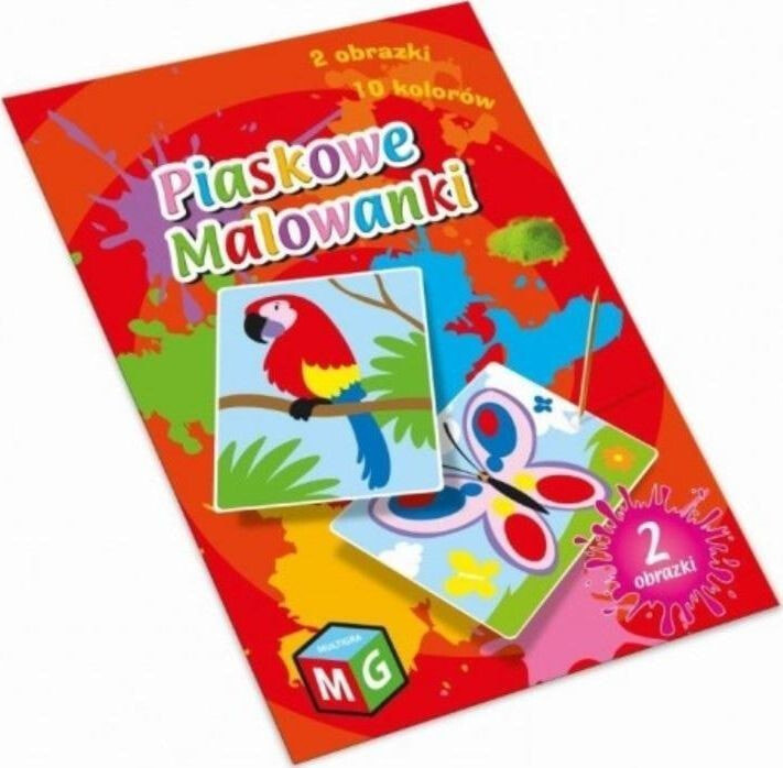 Раскраска для рисования Multigra Piaskowe malowanki Motyl i papuga