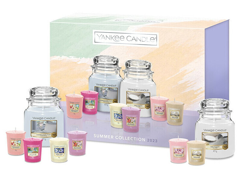Summer Collection candle gift set