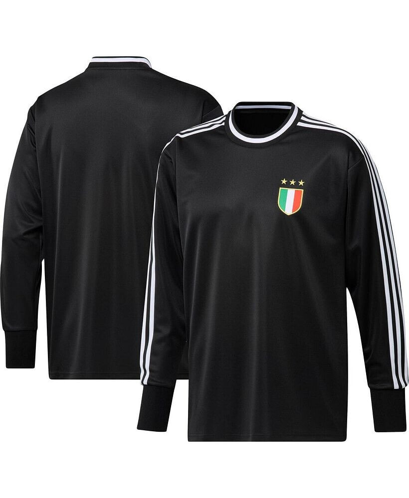 adidas men's Black Juventus Authentic Football Icon Goalkeeper Jersey