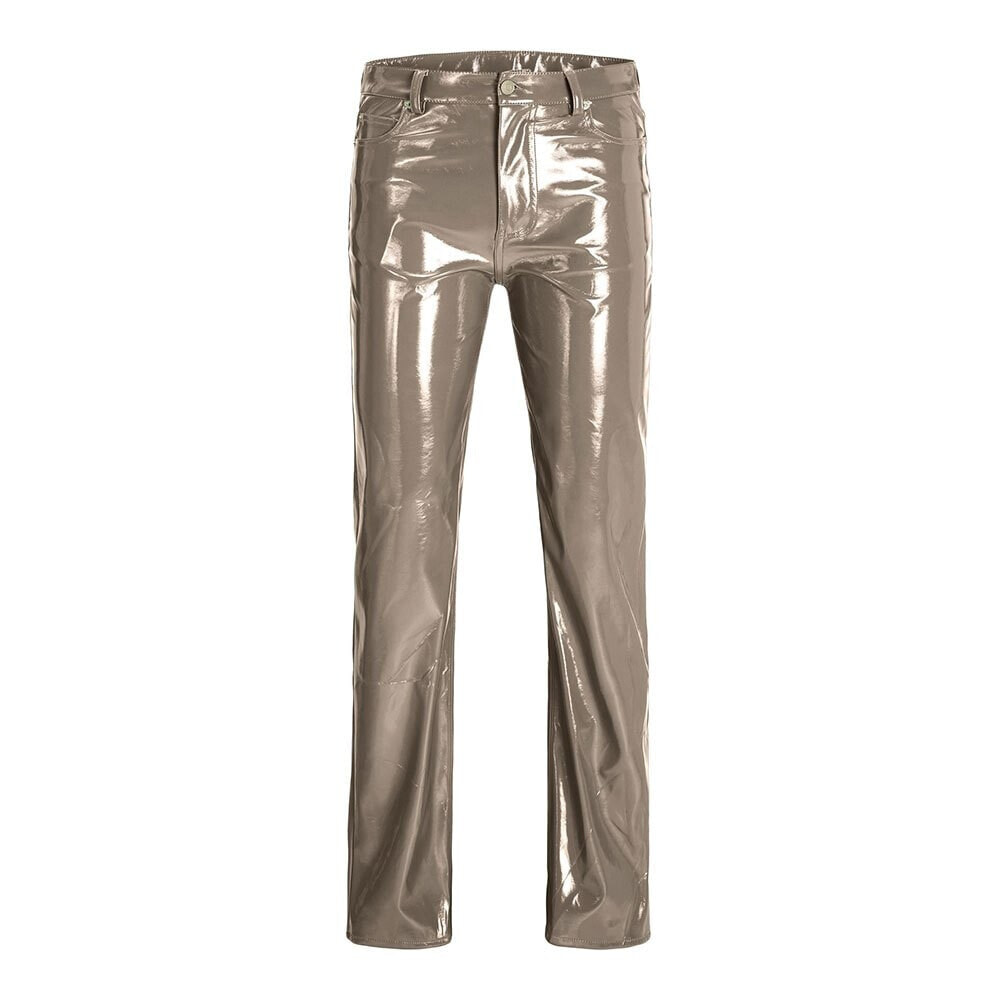 JACK & JONES Kenya Straight Faux Leat JJXX high waist pants