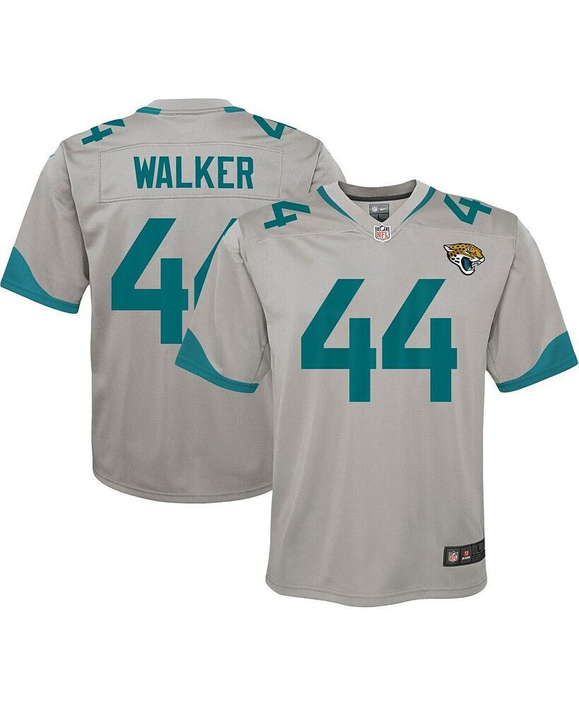 Youth Boys and Girls Travon Walker Silver Jacksonville Jaguars Inverted Game Jersey