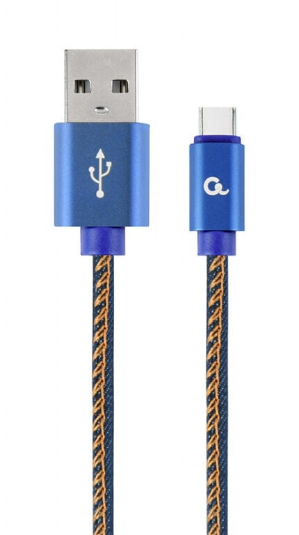 Cablexpert CC-USB2J-AMCM-2M-BL кабель с разъемами Lightning Синий