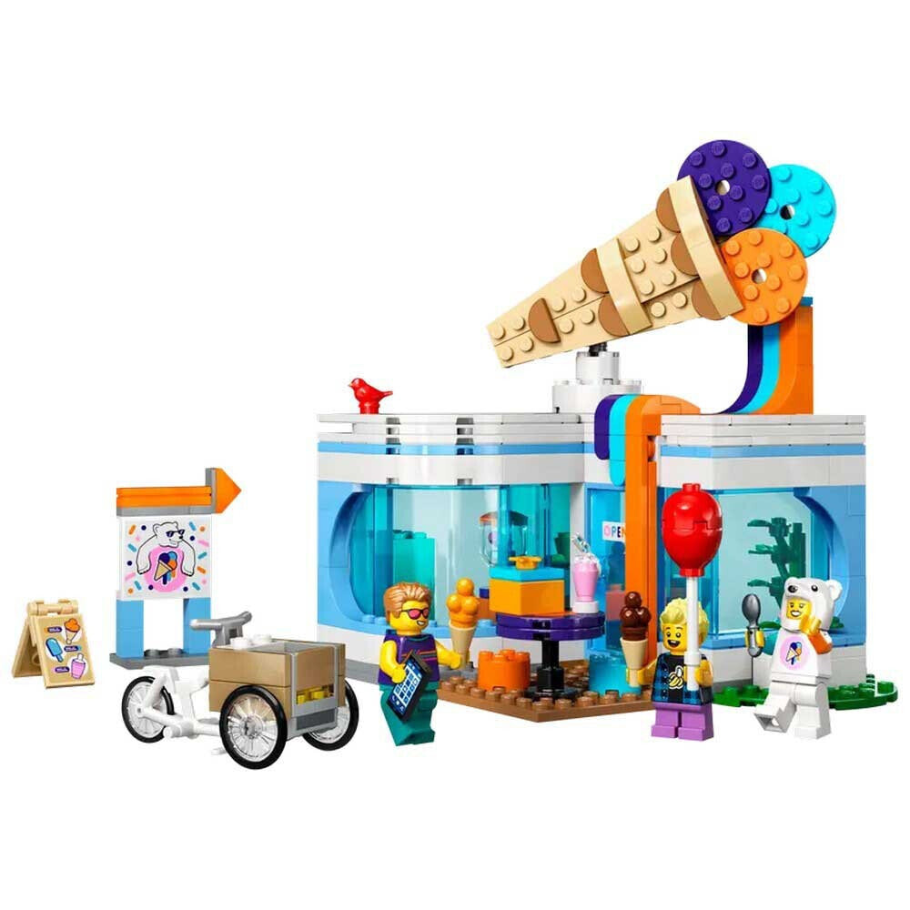 LEGO Ice Cream Shop Construction Game