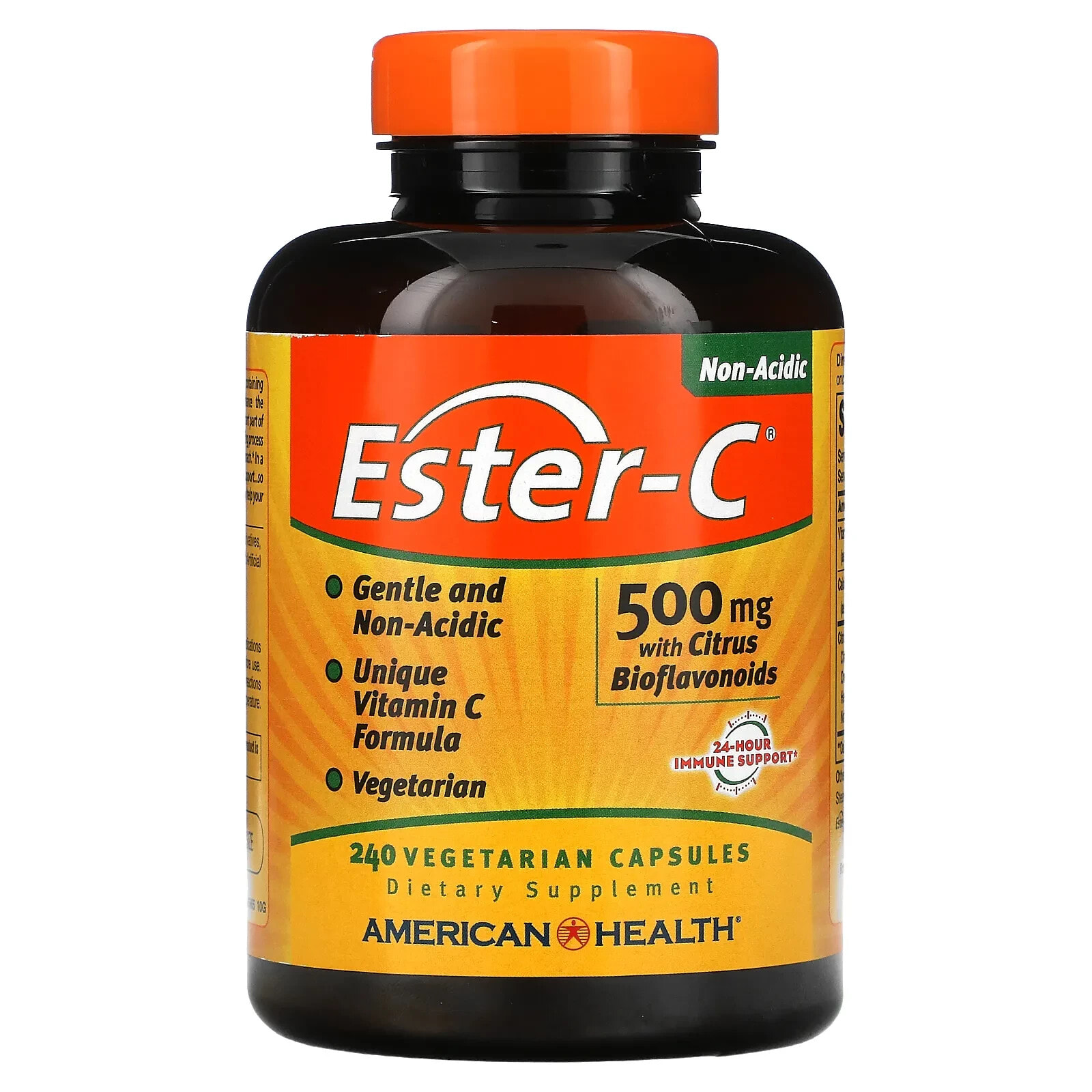 American Health, Ester-C с цитрусовыми биофлавоноидами, 500 мг, 120 вегетарианских капсул