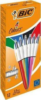 Bic Długopis 4 Colours Shine (12szt) BIC