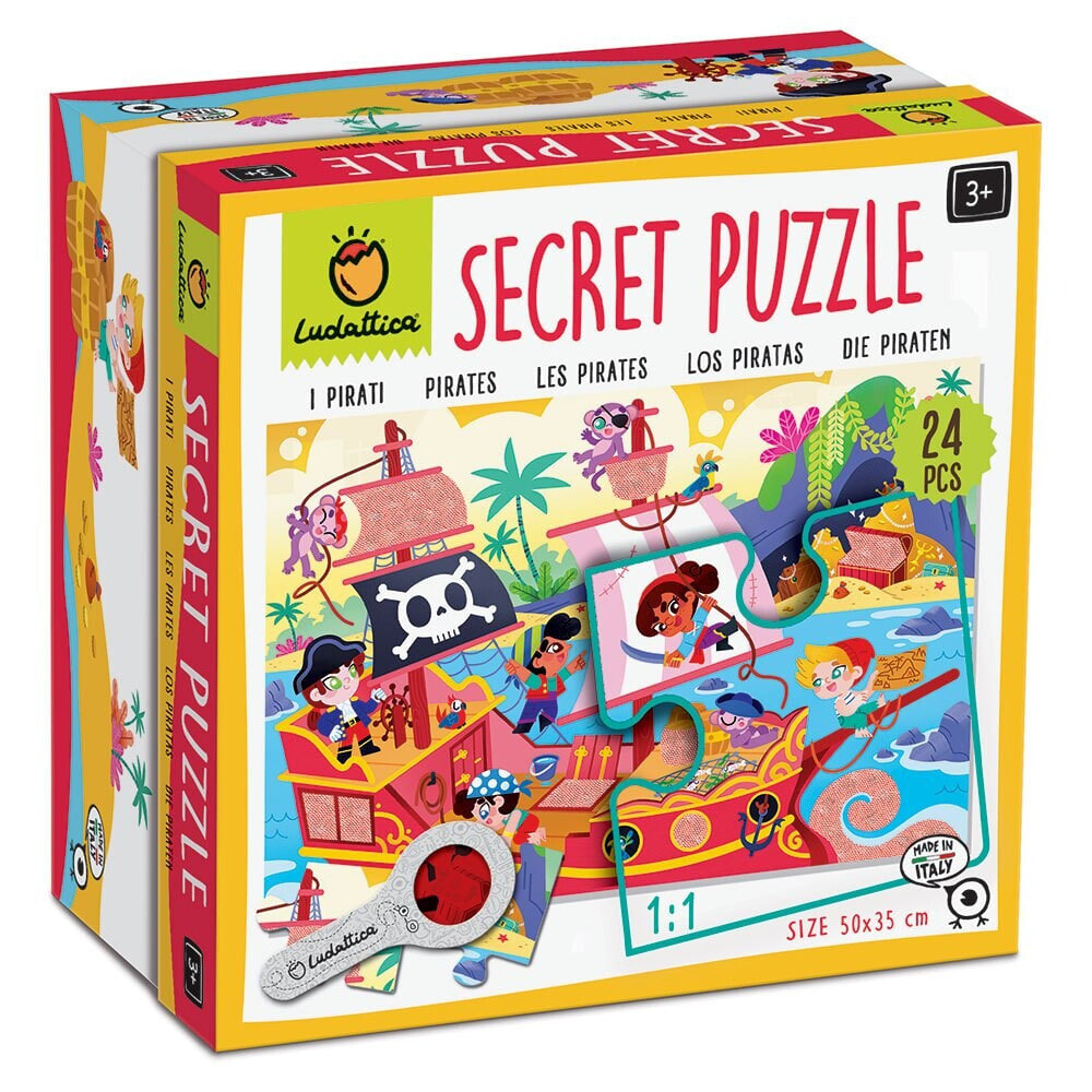 LUDATTICA Secret Pirates 24 Pieces Puzzle