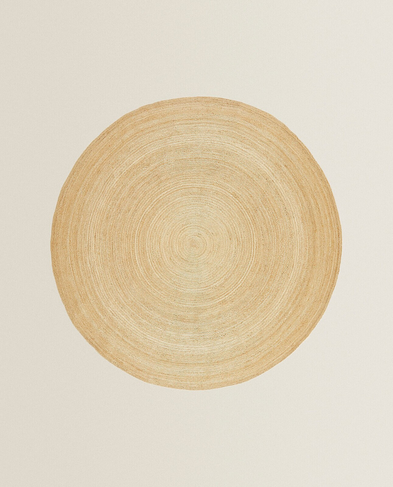 Round jute rug