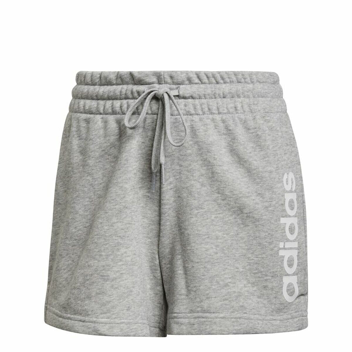 Sports Shorts for Women Adidas Essentials Slim Logo Grey