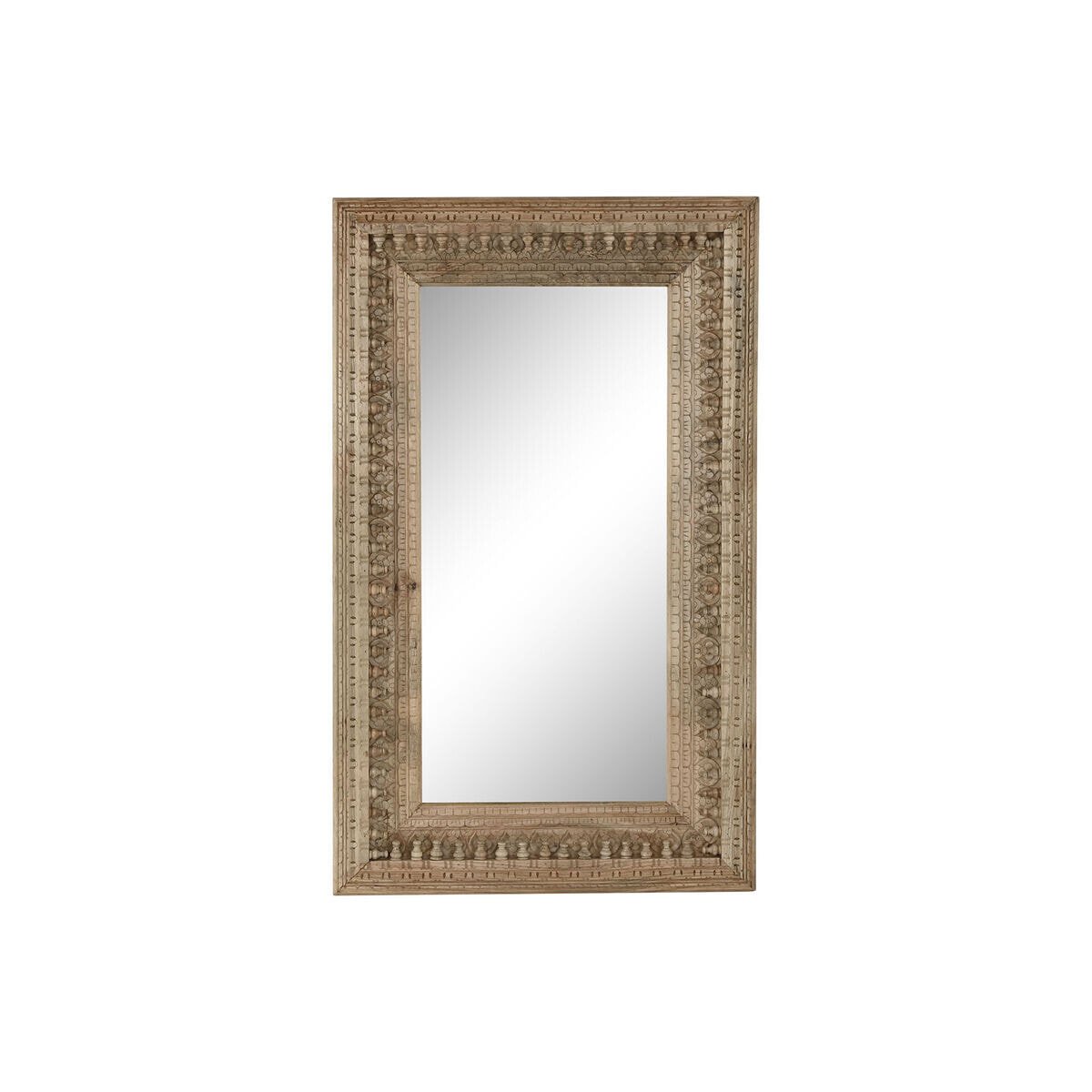 Wall mirror Home ESPRIT Natural 90 X 4 X 150 cm