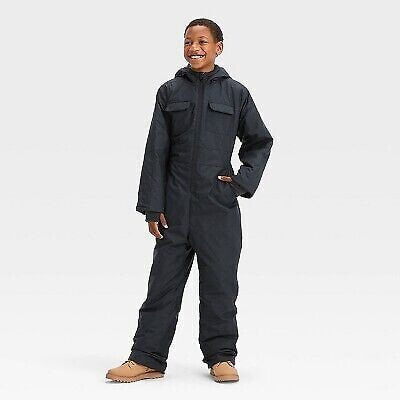 Boys' Solid Snowsuit - All in Motion Black M