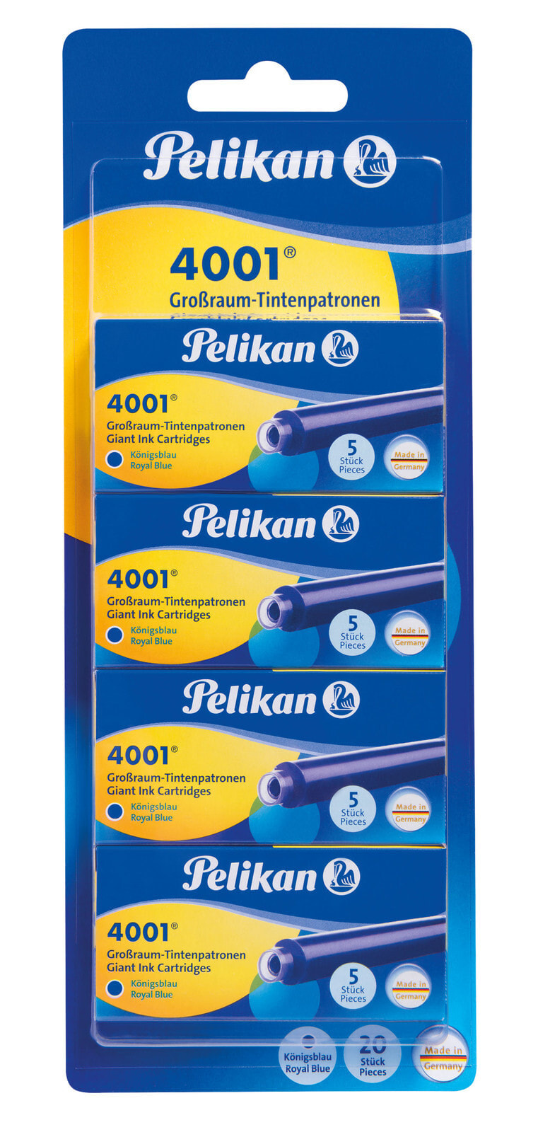 Pelikan 330894 стержень для ручки Синий 20 шт