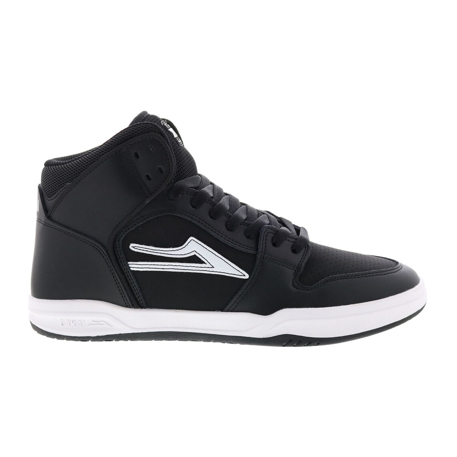 Lakai Telford MS4230208B00 Mens Black Leather Skate Inspired Sneakers Shoes