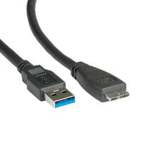 USB 3.0 Cable - USB Type A M - USB Type Micro B M 2.0 m - 2 m - USB A - Micro-USB B - USB 3.2 Gen 1 (3.1 Gen 1) - Male/Male - Black