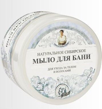Babushka Agafia Natural Siberian Soap Натуральное сибирское мыло для тела и волос 500 мл