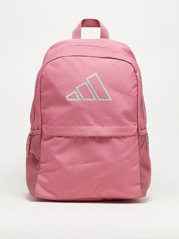 adidas Training – Rucksack in Rosa mit 3 Streifen Logo
