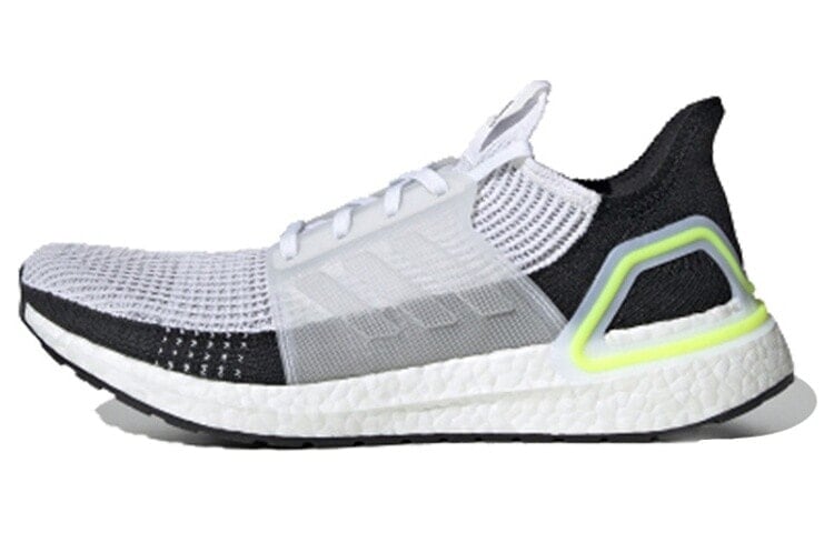 adidas Ultraboost 19 防滑减震 低帮 跑步鞋 男款 白灰绿 / Кроссовки Adidas Ultraboost 19 EF1344