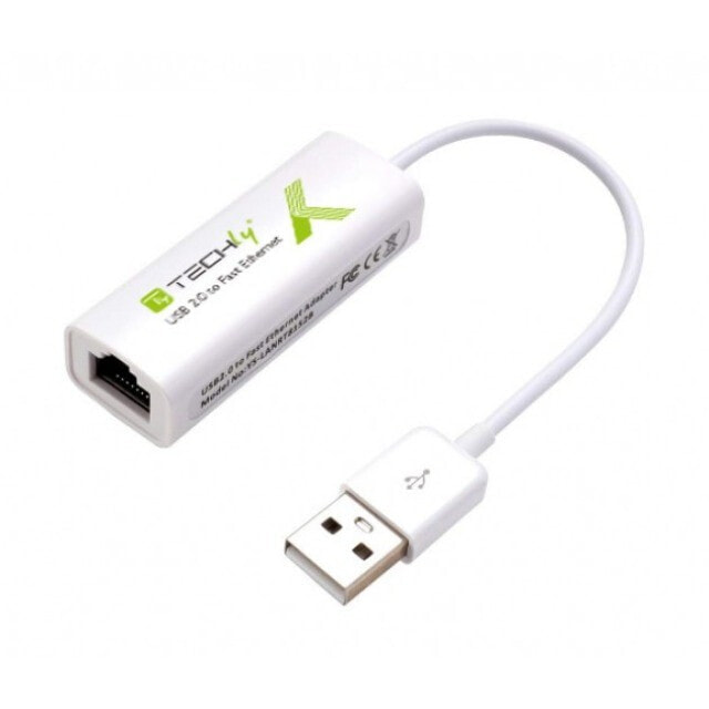 Techly IDATA ADAP-USB2TY2 сетевая карта Ethernet 100 Мбит/с