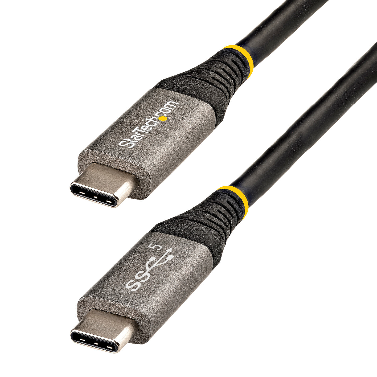 StarTech.com USB315CCV2M USB кабель 2 m USB 3.2 Gen 1 (3.1 Gen 1) USB C Черный, Серый