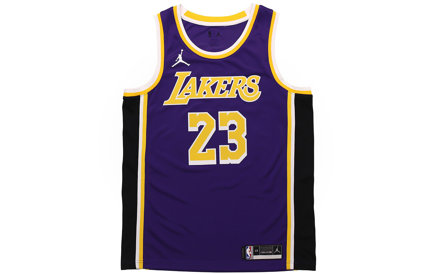 Jordan NBA 队名印花球衣背心 SW球迷版 宣告限定 湖人队 詹姆斯 23号 男款 紫色 / Майка Jordan NBA SW 23 CV9481-508
