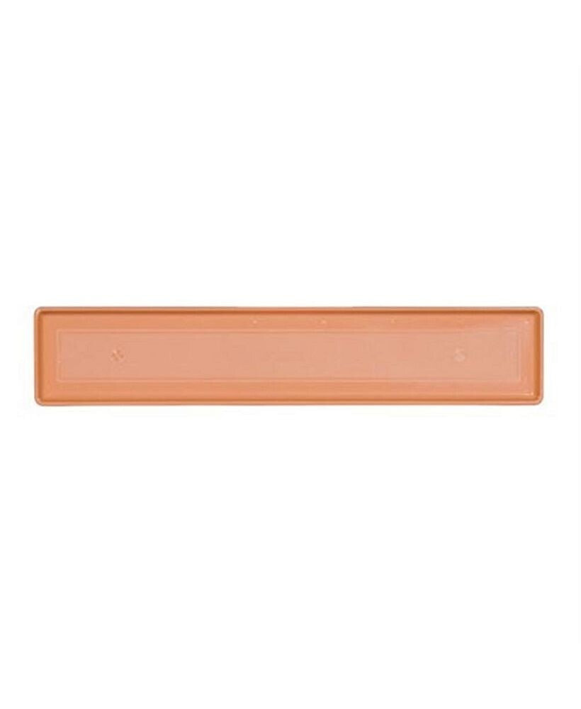 Novelty countryside Plastic Flower Box Tray, Terracotta Color, 36-Inch