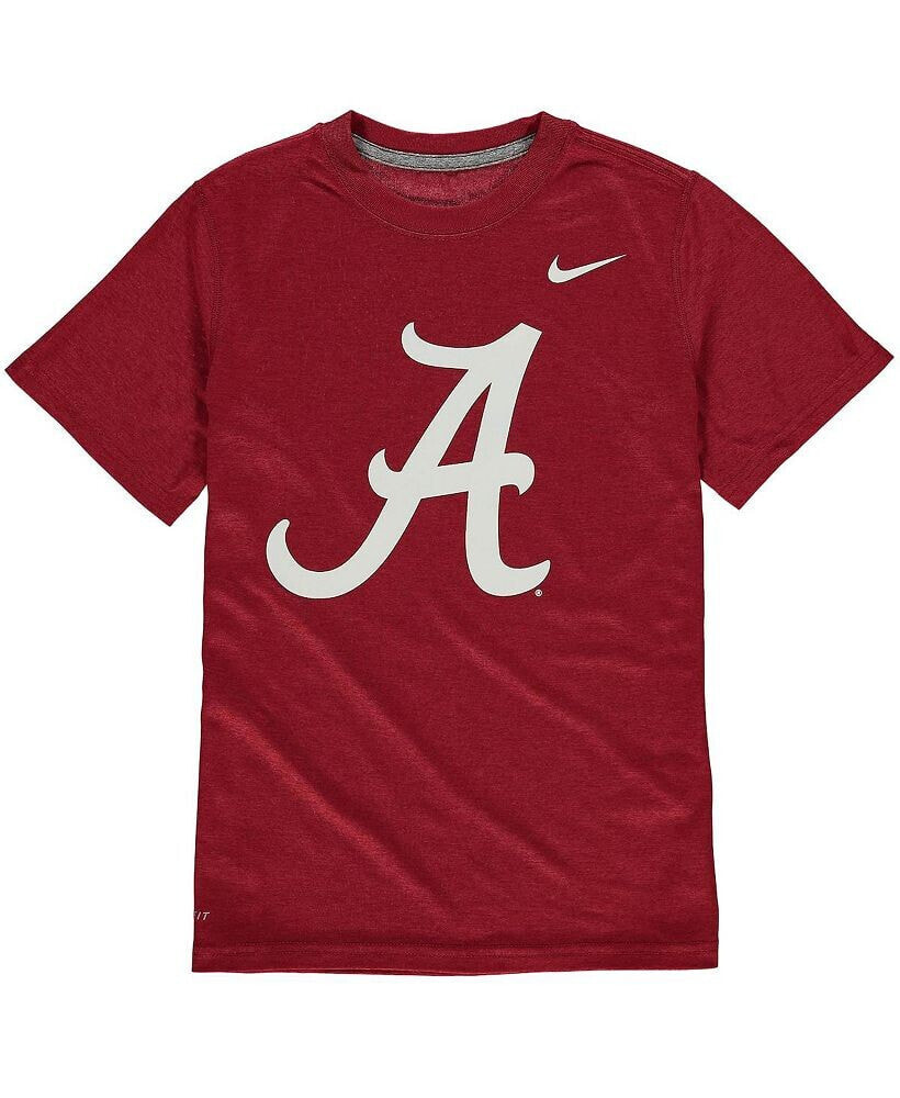 Nike big Boys Crimson Alabama Crimson Tide Logo Legend Dri-FIT T-shirt