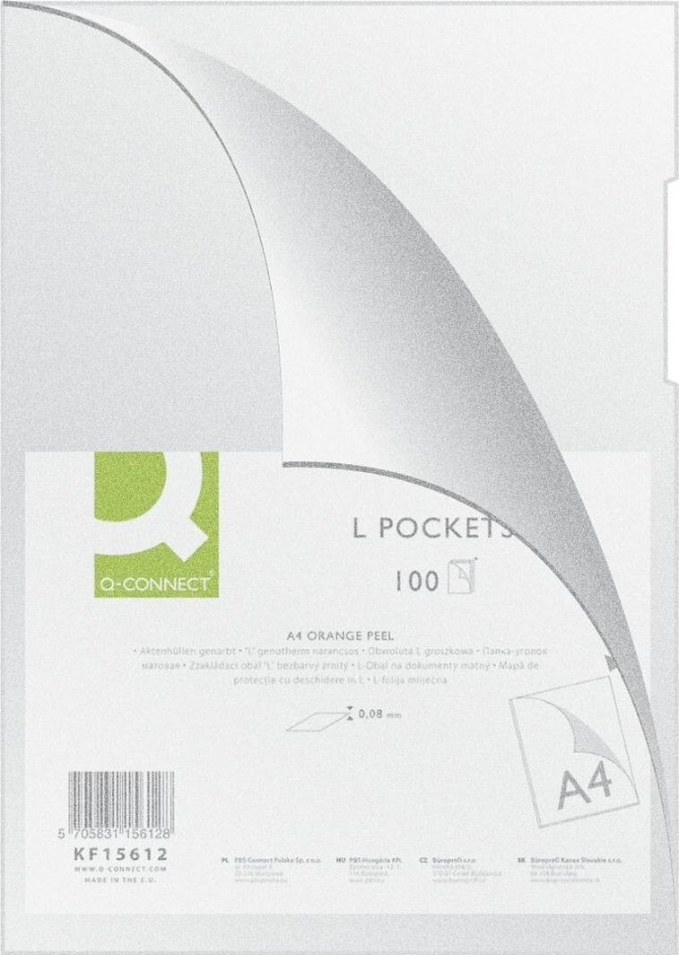Школьный файл или папка Q-Connect Ofertówki A4/80 M groszkowe 100 szt.