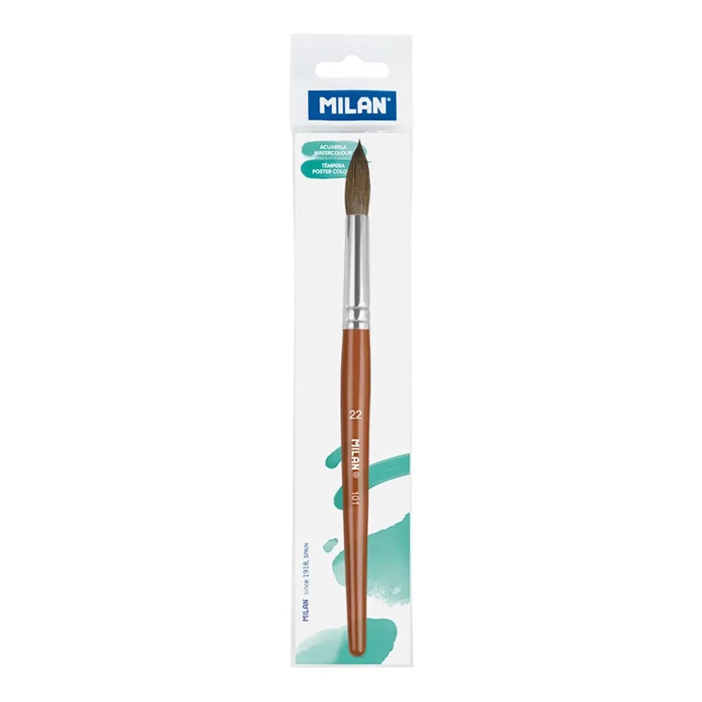 MILAN PolybaGr Round School Paintbrush Series 101 No. 22