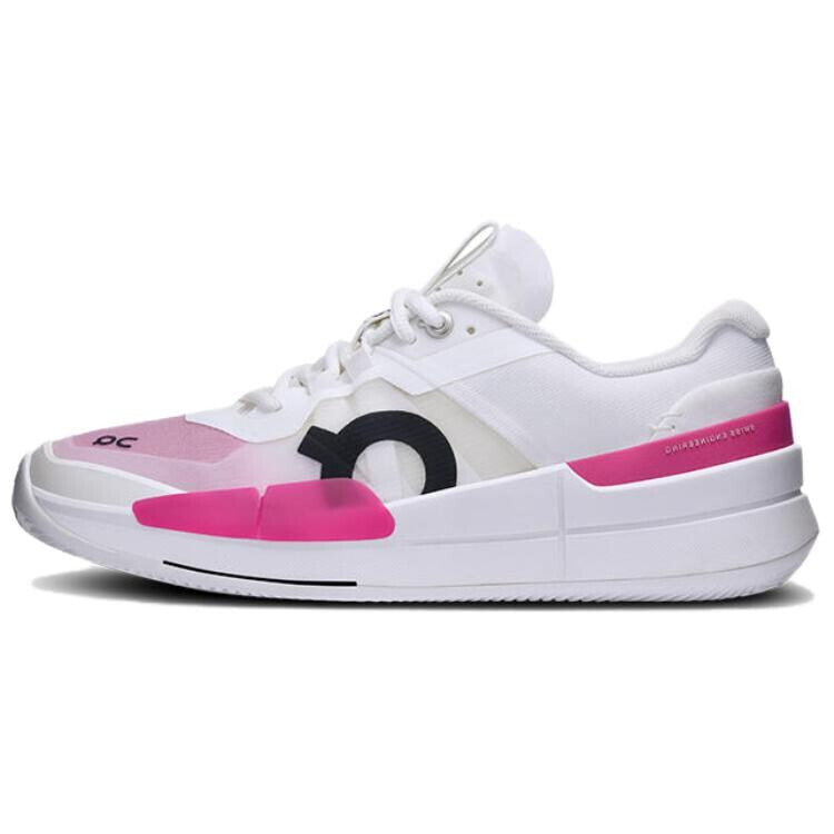 On THE ROGER Pro 2 Tennis Shoes Men Low-Top White/Pink