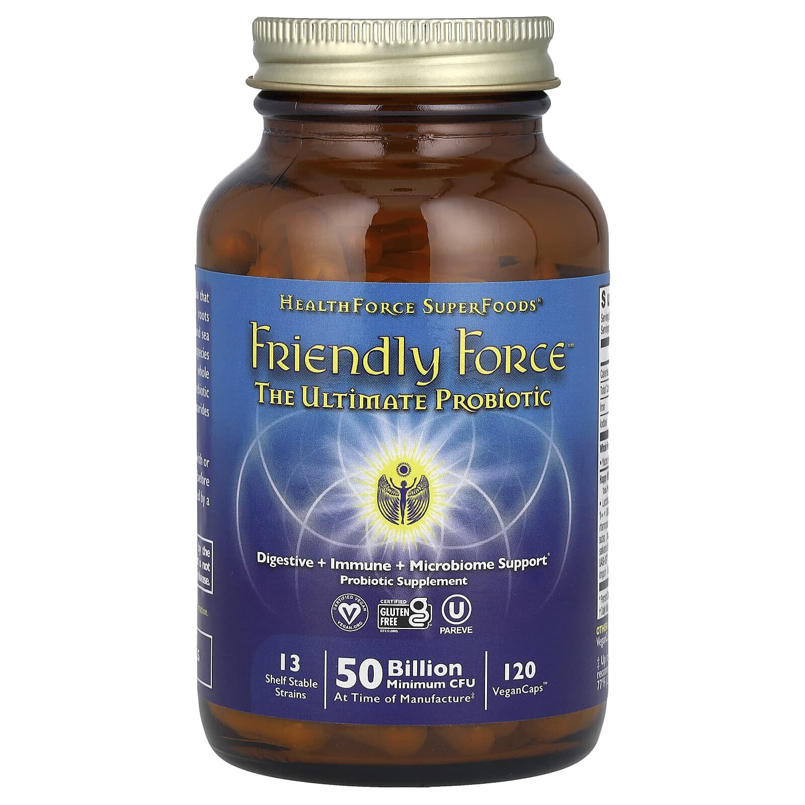 Friendly Force™, The Ultimate Probiotic, 50 Billion, 60 Vegan Caps (25 Billion CFU per Capsule)