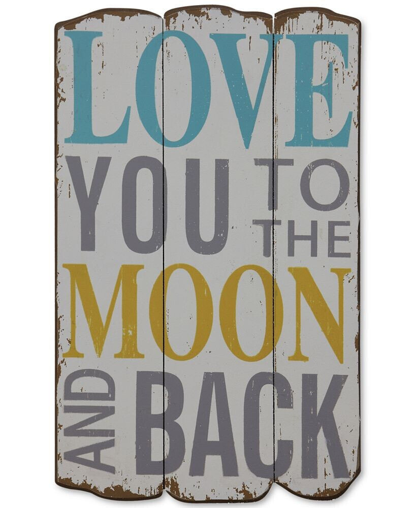 3R Studio love You To The Moon And Back Wall Decor
